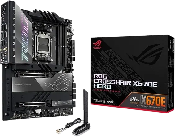 ASUS ROG CROSSHAIR X670E HERO: Your Unfair Advantage is Here.